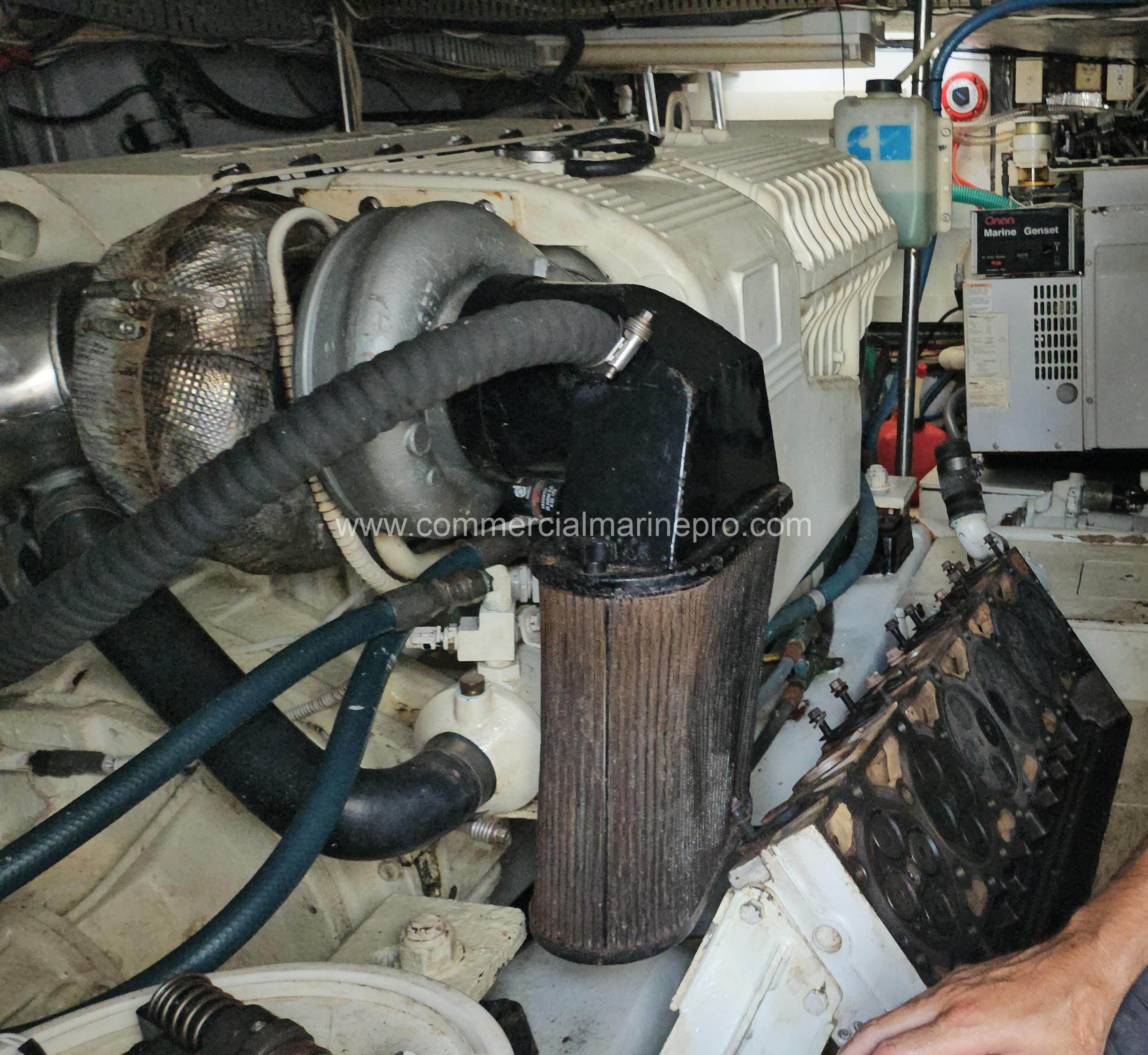 Single Cummins QSM11 Marine Propulsion Engine 715HP RTO