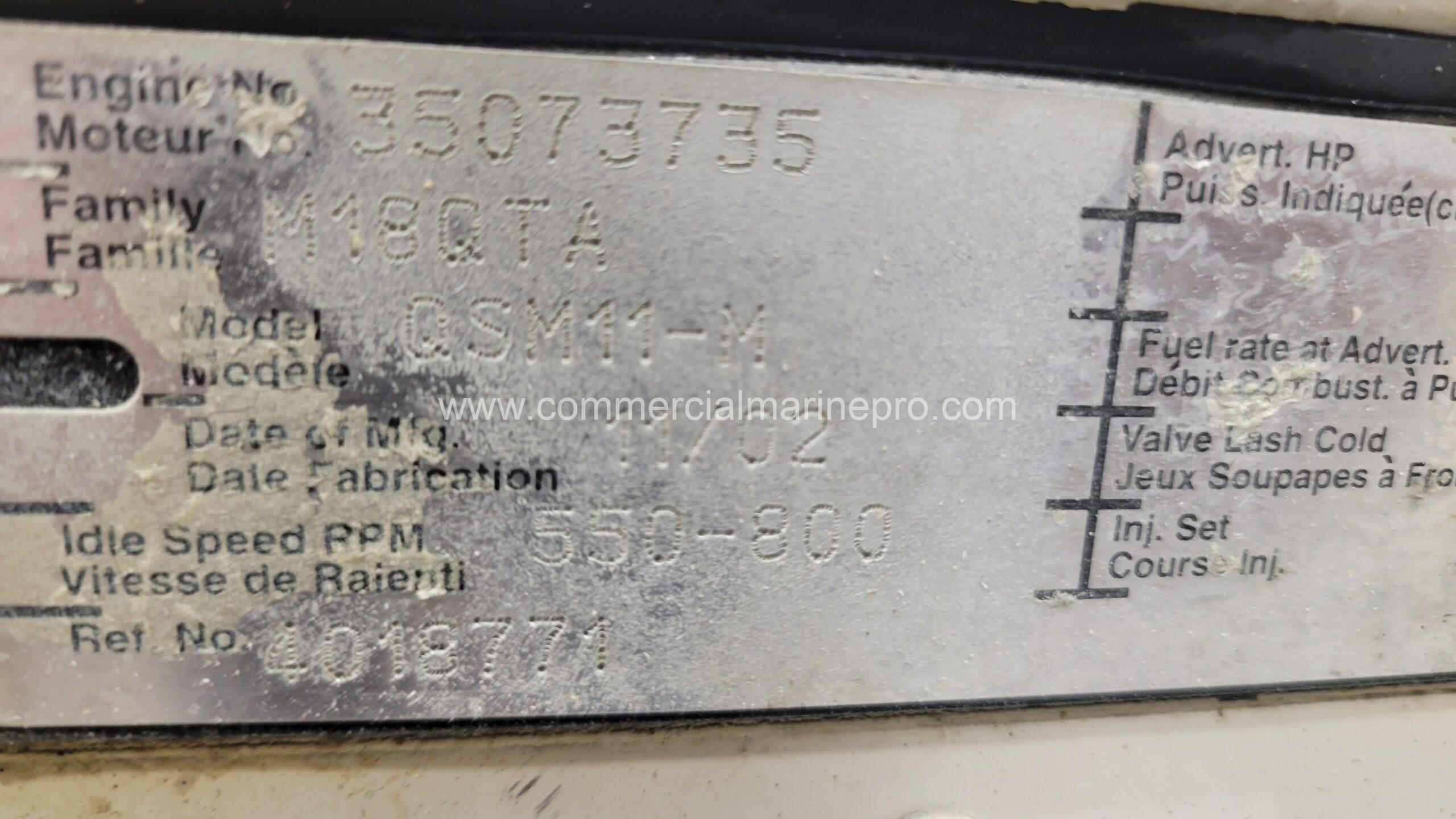 Cummins QSM11 Marine Engines