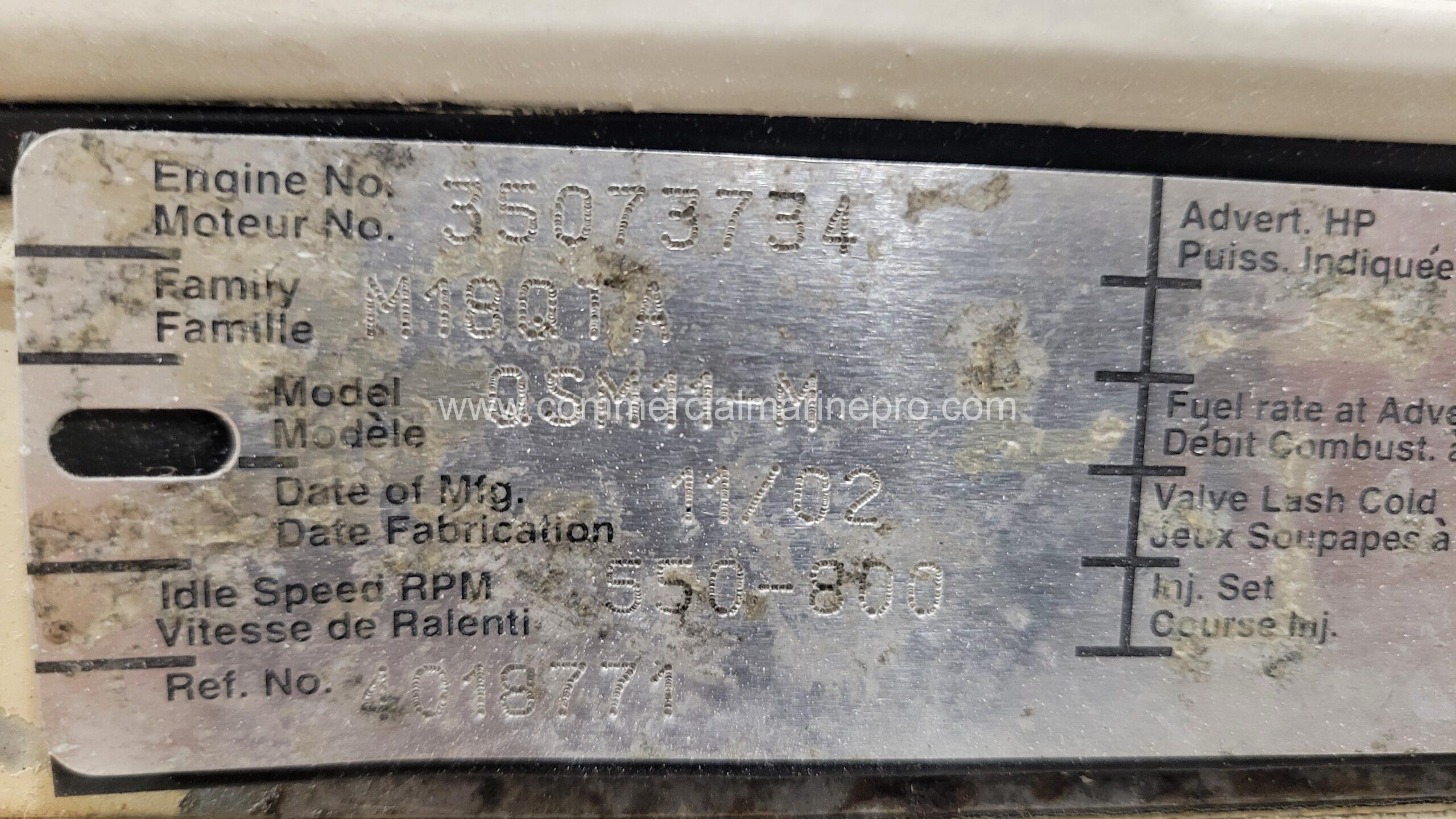 Cummins QSM11 Marine Engines