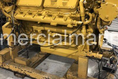 Single Caterpillar 3412C Marine Engine Zero Hour Rebuild