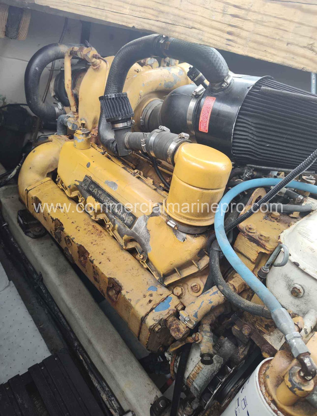 Pair of CAT 3208TA 375HP Marine - Image 2