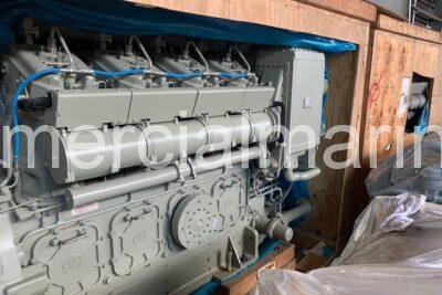 Pair Of 2012 GE 8V228 Marine Diesel Propulsion Engines 1,753 HP @ 900 RPMs