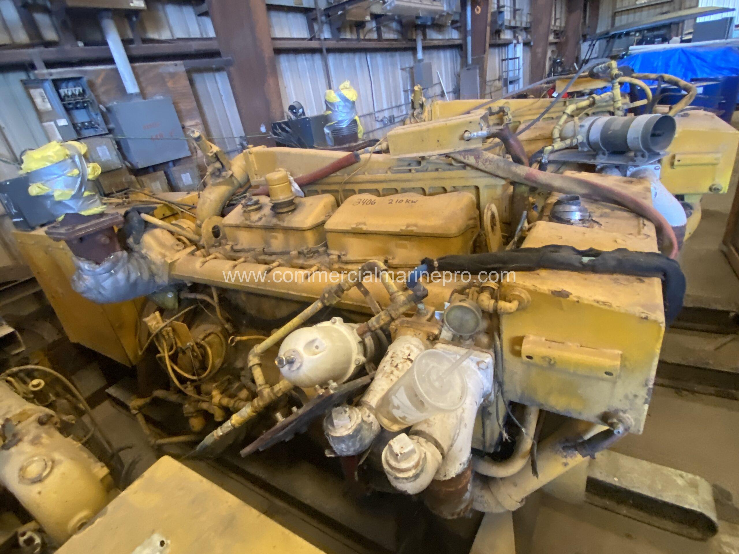 Pair CAT 3406 Marine Generators - 210kw