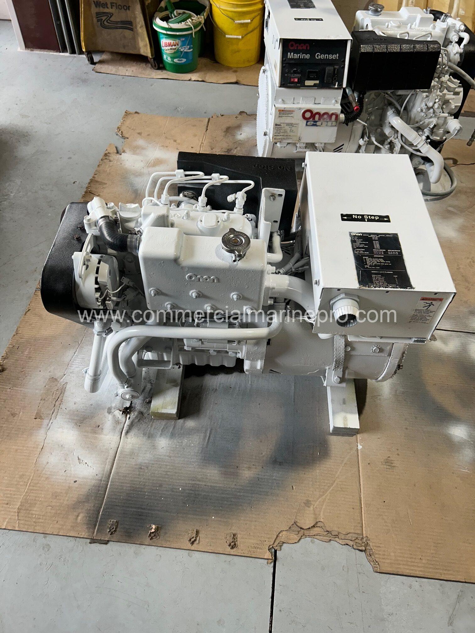 Pair Of 8.5kw Kubota Onan Marine Generators