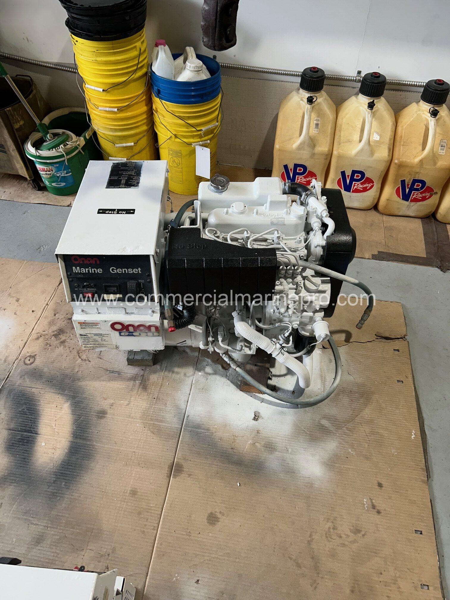 Pair Of 8.5kw Kubota Onan Marine Generators