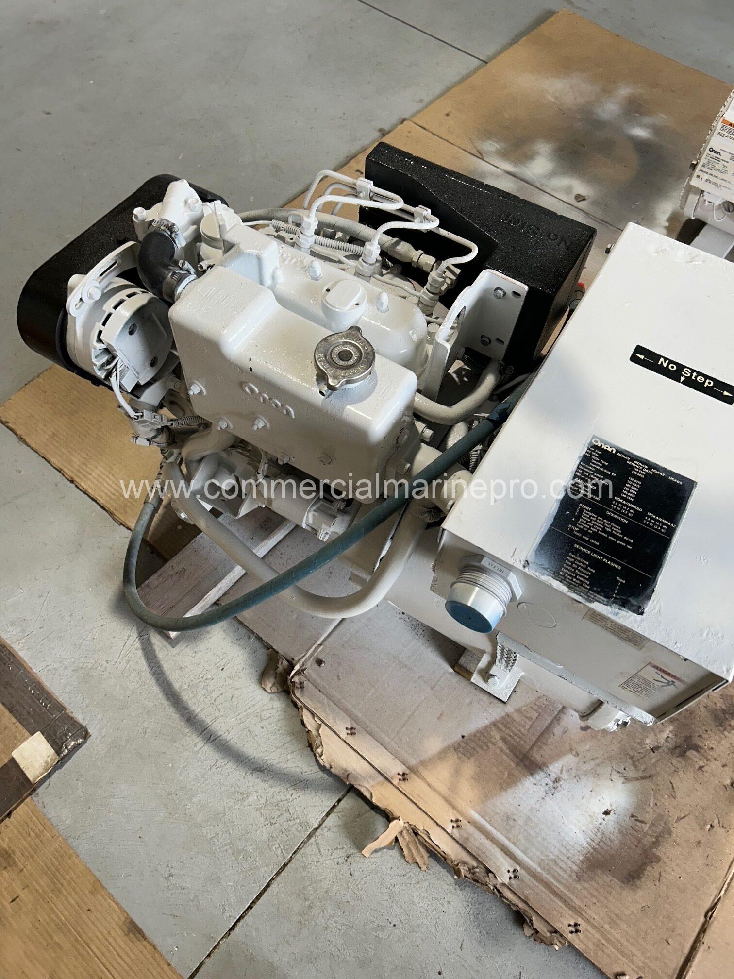 Pair Of 8.5kw Kubota Onan Marine Generators