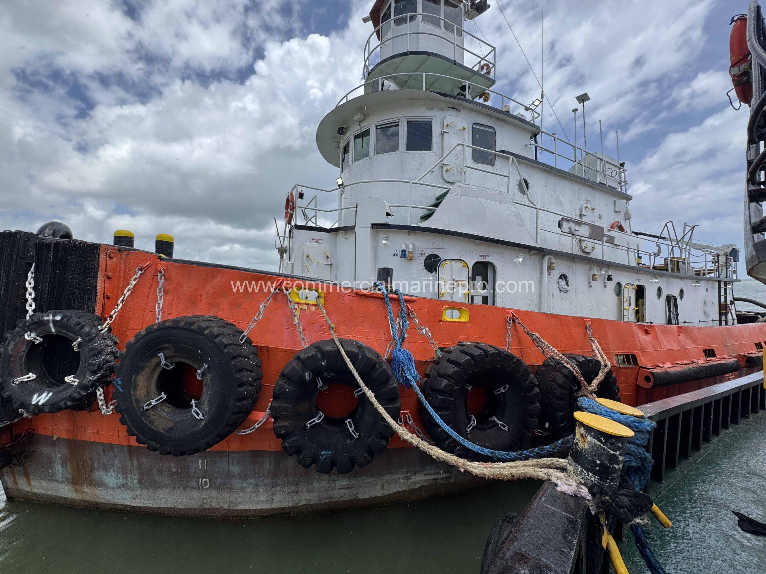 2500hp Model Bow Tug and 5000MT Binwall RORO Barge - Image 76