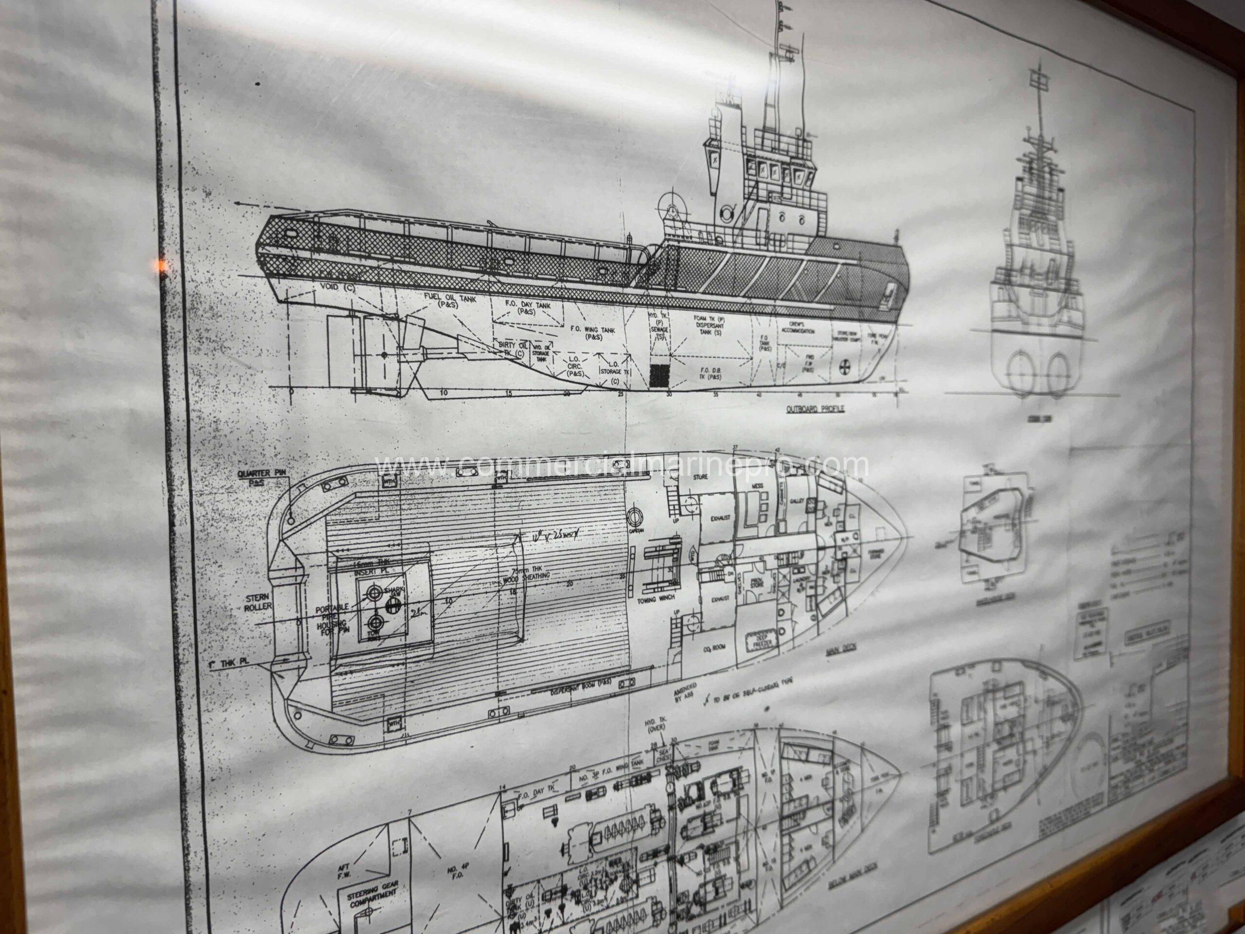 5000 HP - Anchor Handling Towing Model Bow Tug - Built 1998 - Image 46