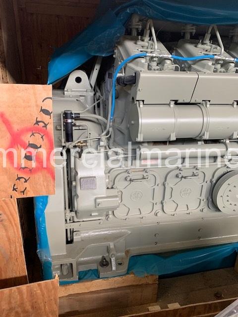 Pair Of 2012 GE 8V228 Marine Diesel Propulsion Engines 1,753 HP @ 900 RPMs
