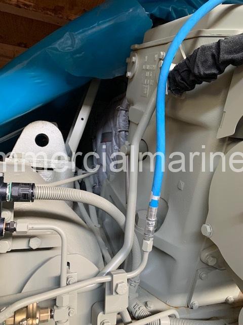 Pair Of 2012 GE 8V228 Marine Diesel Propulsion Engines 1,753 HP @ 900 RPMs