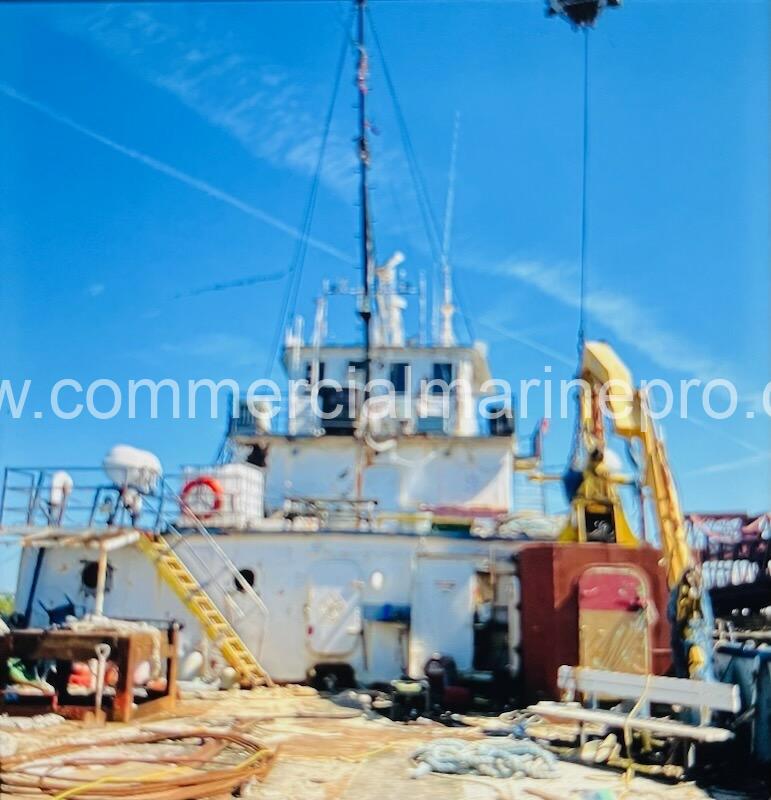 150' Supply Boat With 100 Ton 3900 Manitowoc Crane
