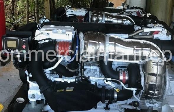Pair CAT C12.9 Marine Propulsion Engines 1,000HP