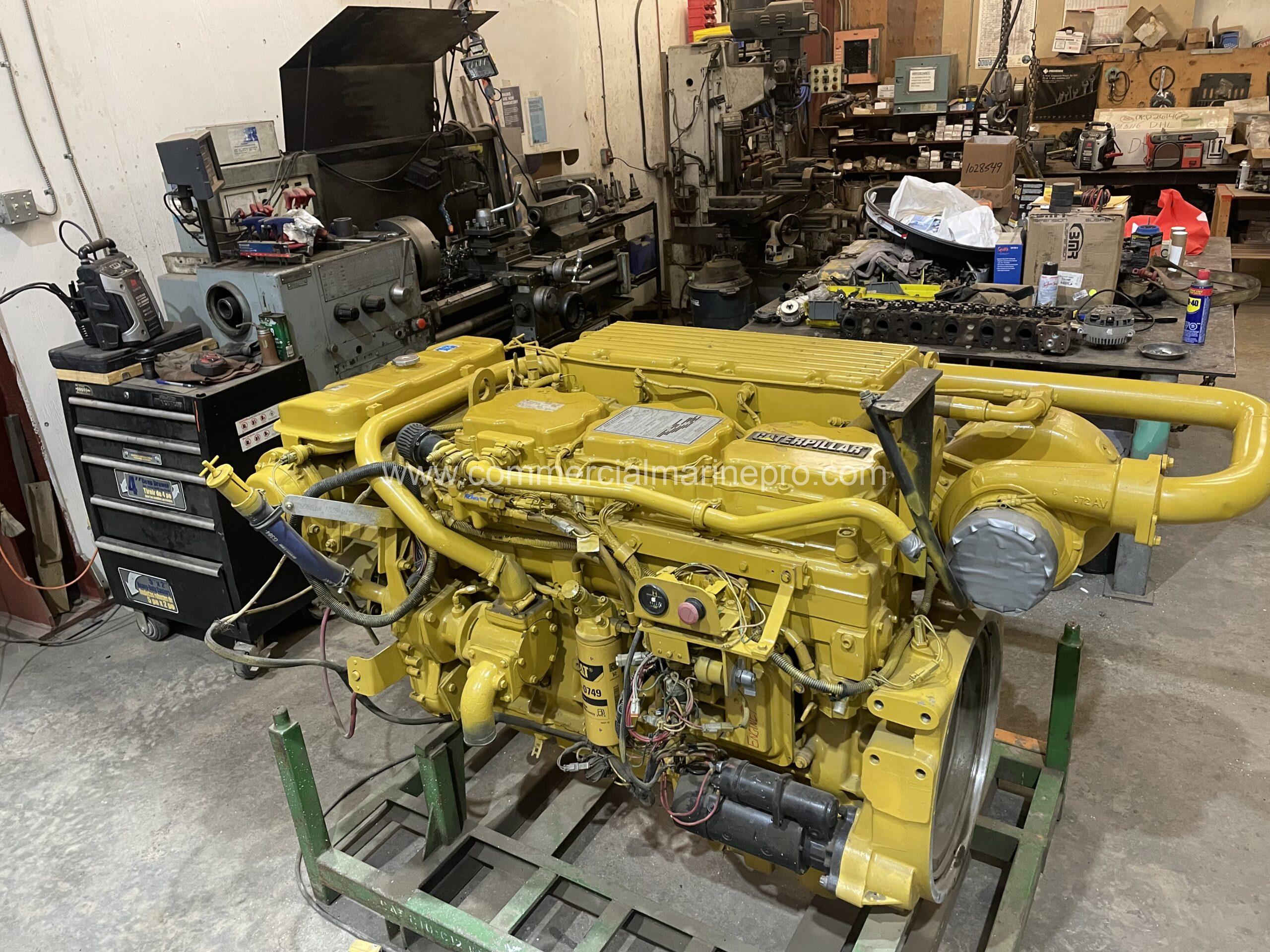 Pair Of CAT 3176 Marine Engines - Low Hours