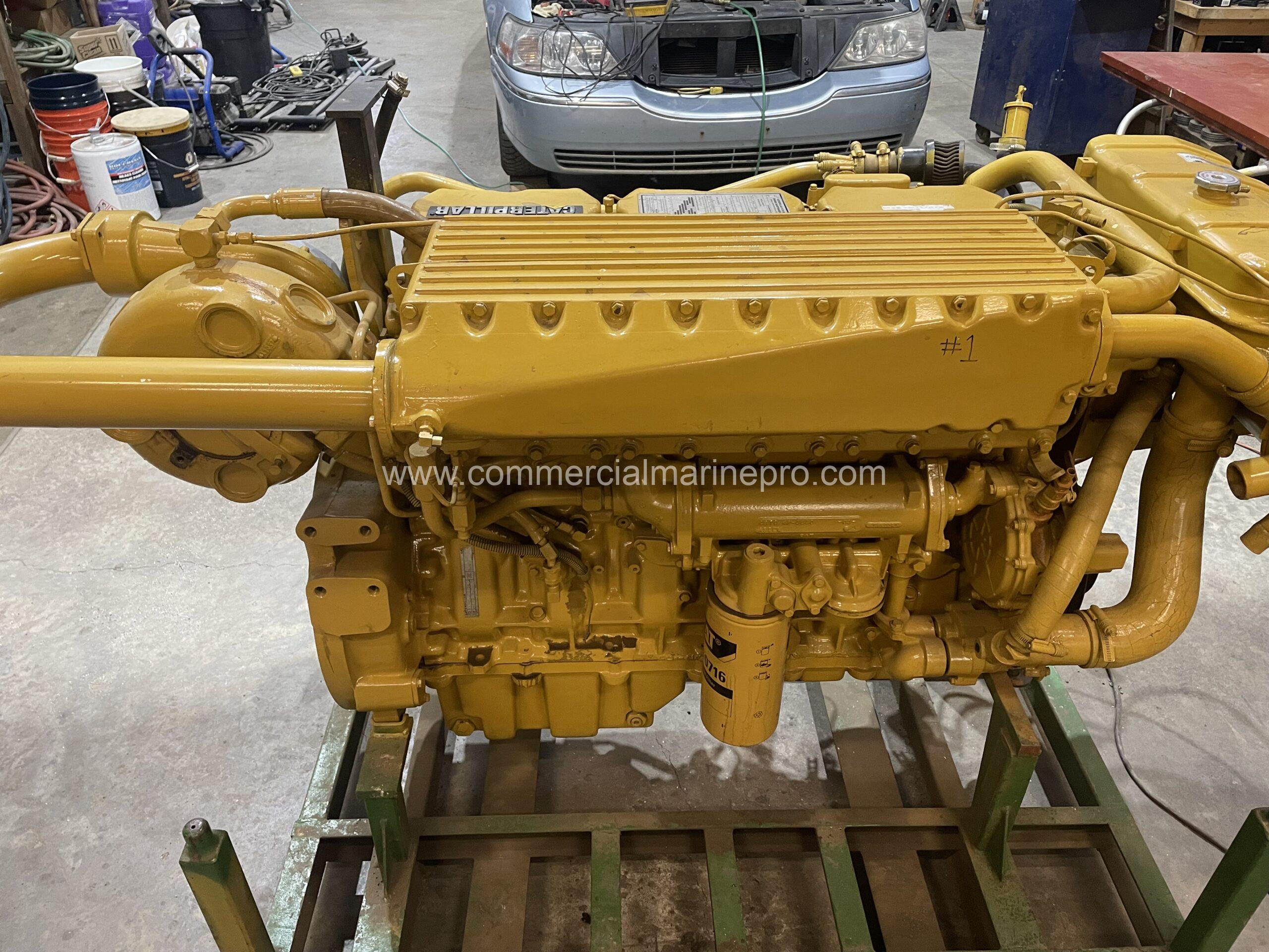 Pair Of CAT 3176 Marine Engines - Low Hours