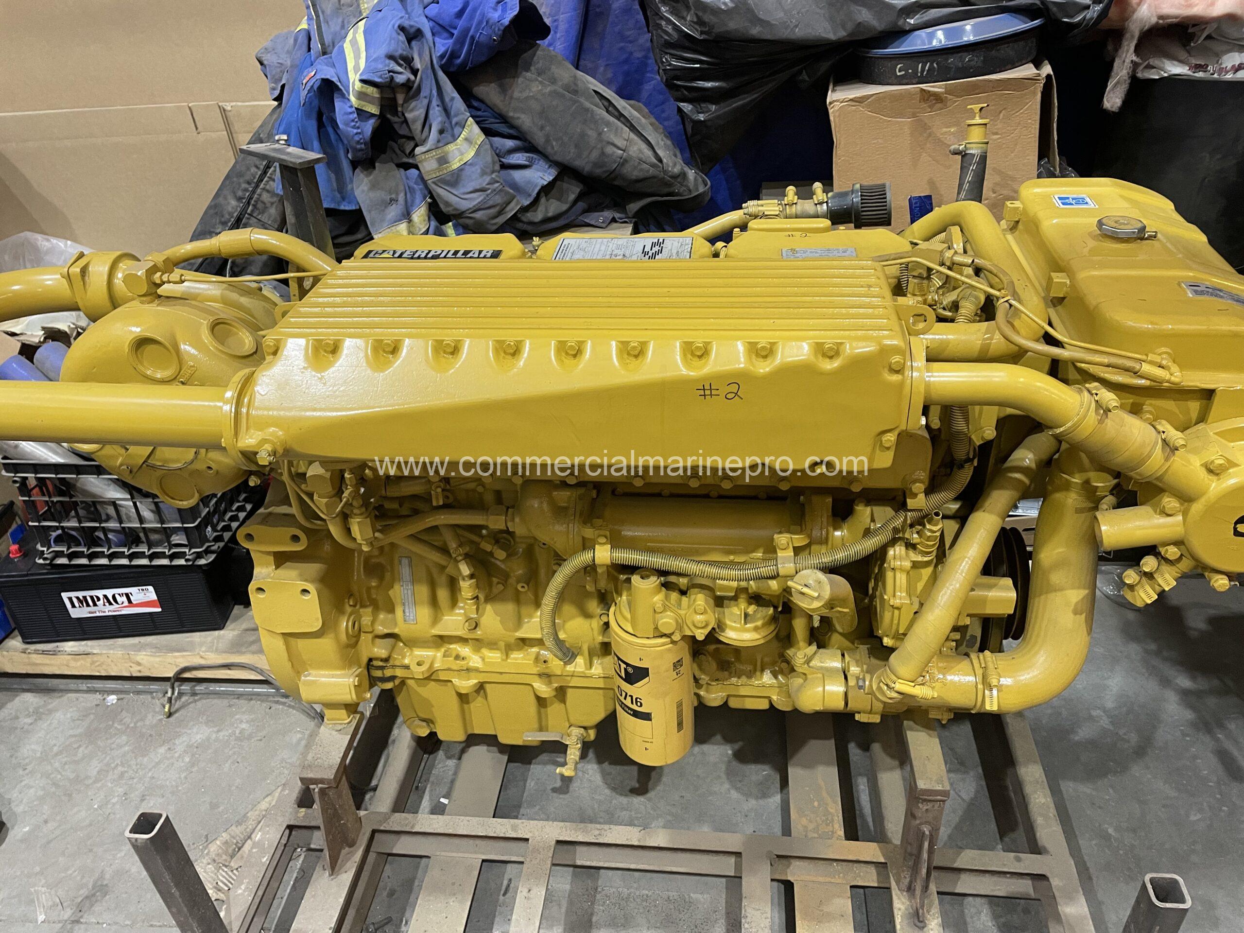 Pair Of CAT 3176 Marine Engines - Low Hours