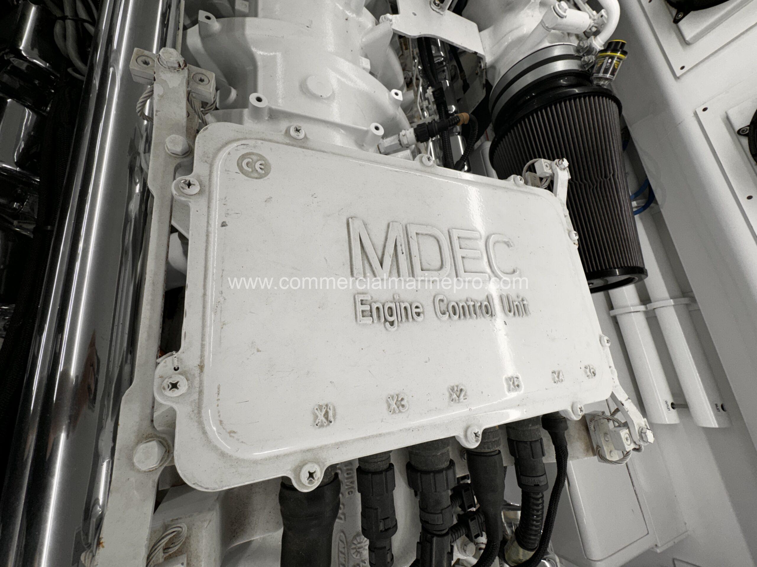 Pair MTU 12v2000 M91 Marine Engines