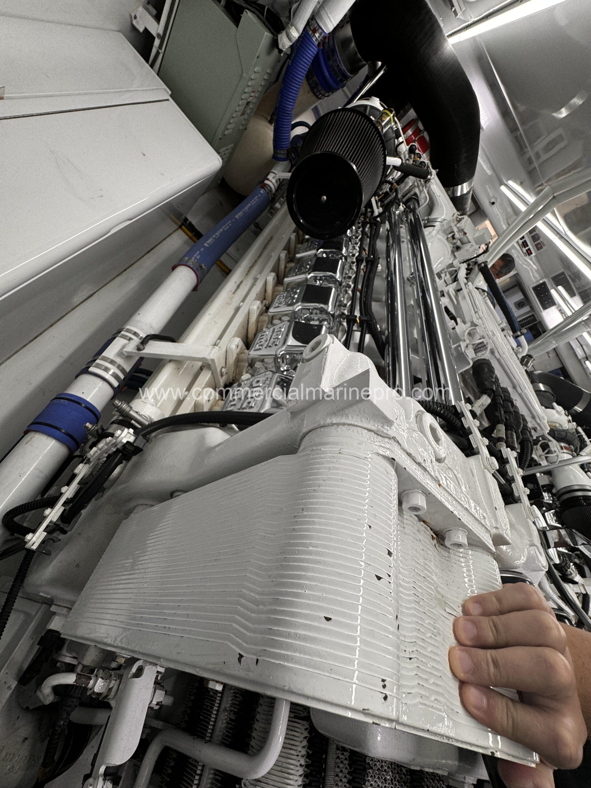 Pair MTU 12v2000 M91 Marine Engines