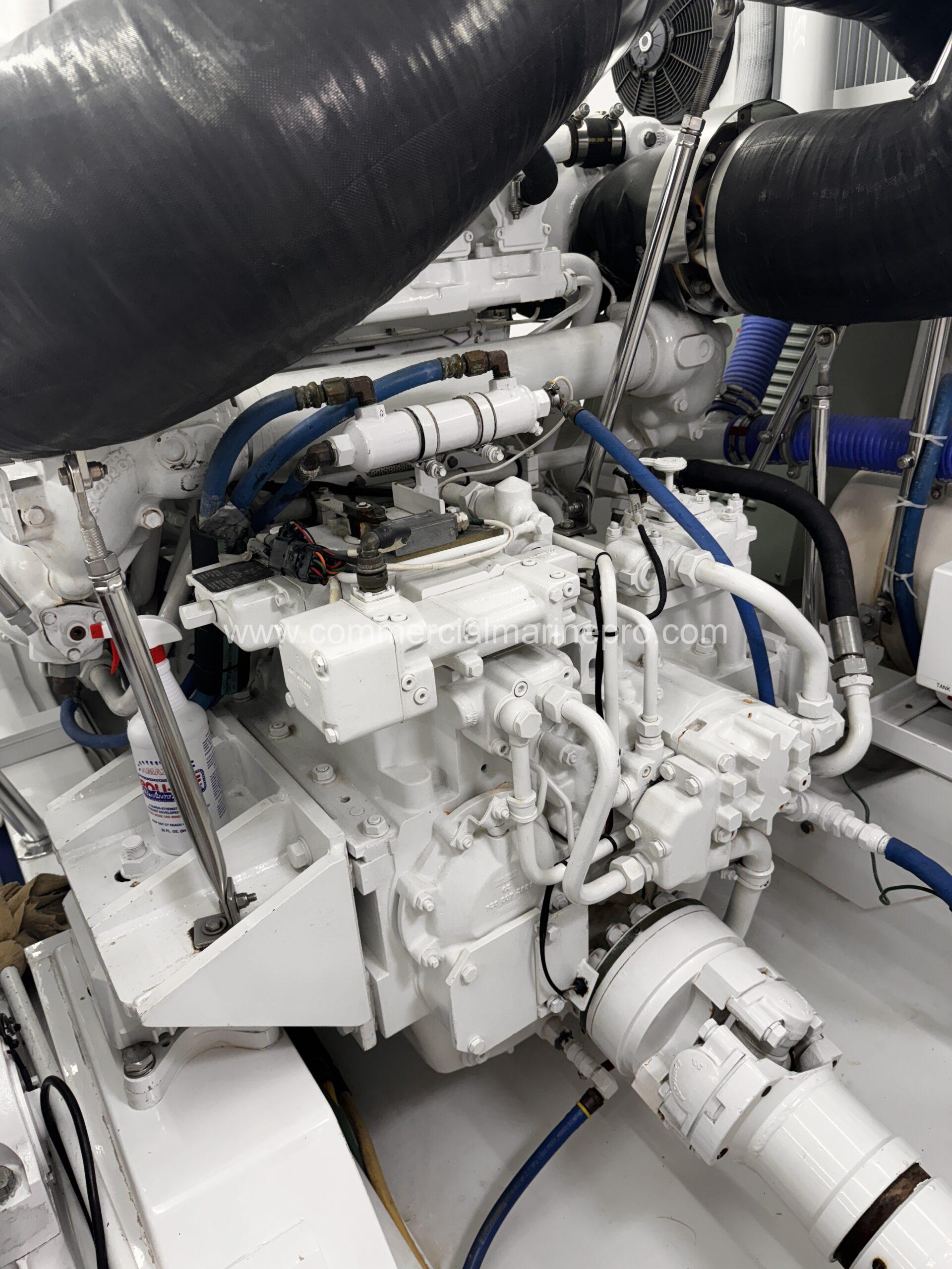 Pair MTU 12v2000 M91 Marine Engines