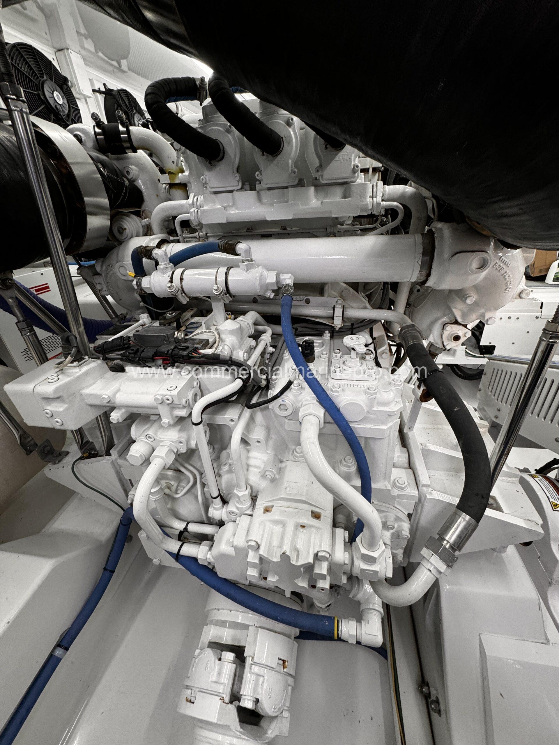 Pair MTU 12v2000 M91 Marine Engines