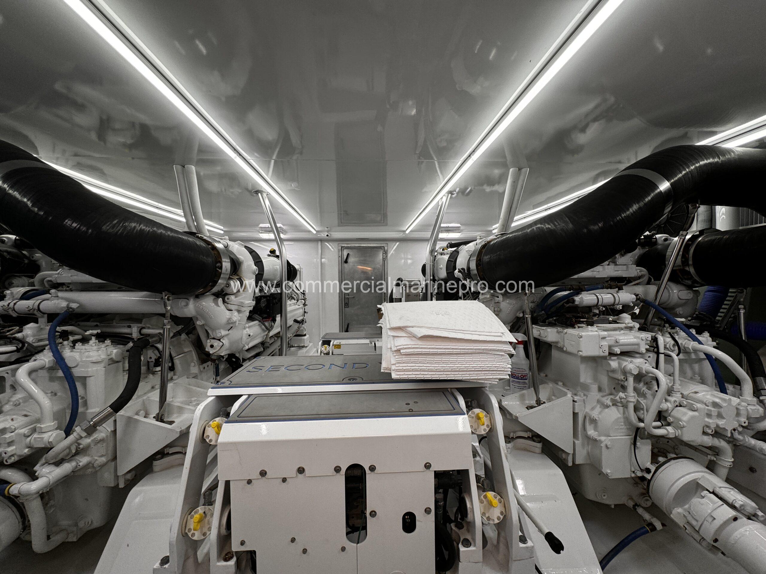 Pair MTU 12v2000 M91 Marine Engines