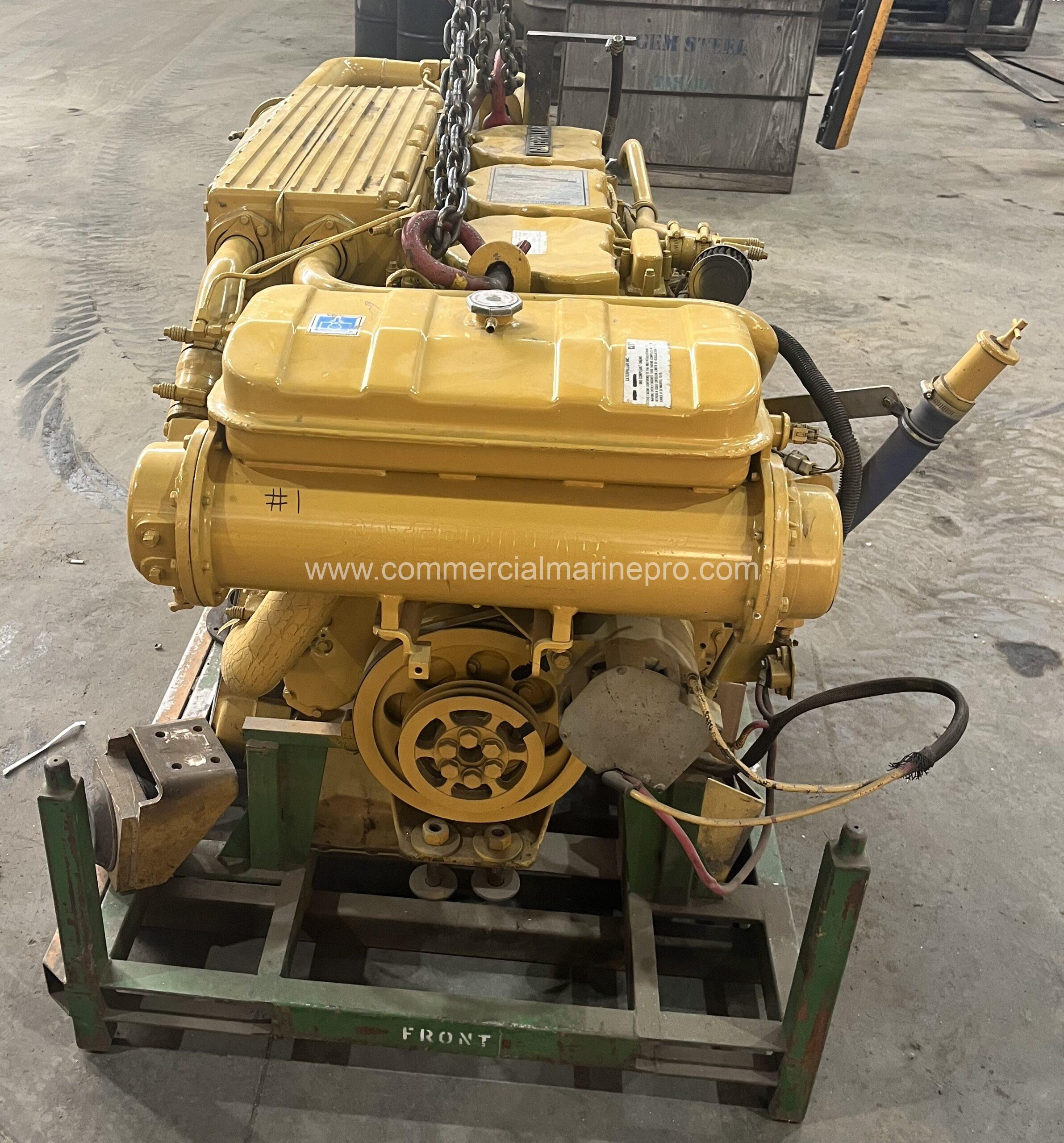 Single CAT 3176 Marine Engine - Low Hours