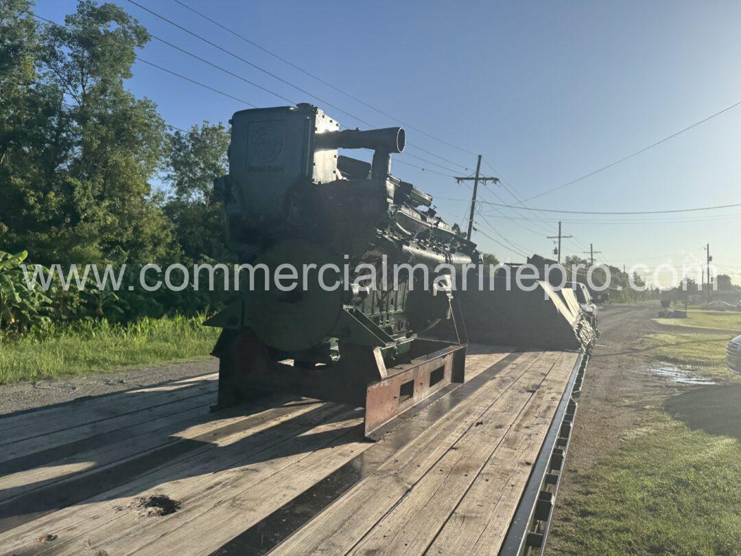 Detroit 16v71 Natural Marine Engine - Running take out - Image 8