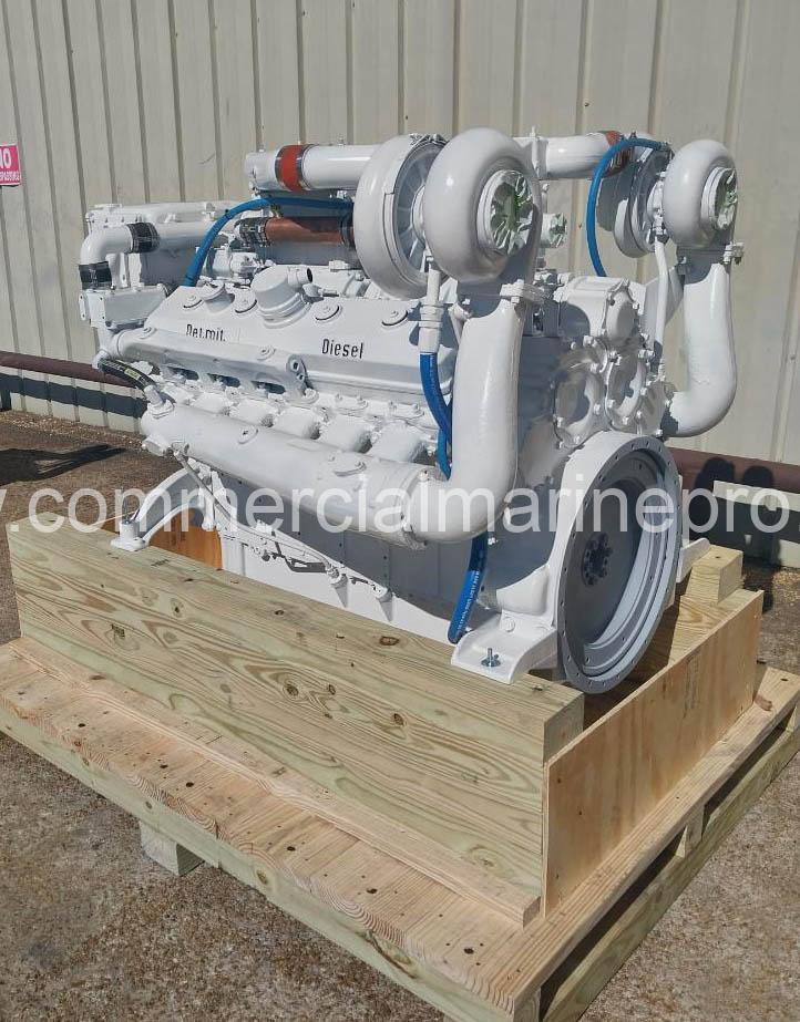 REBUILT Detroit 12v71TI Marine Engine
