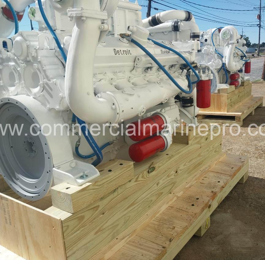 REBUILT Detroit 12v71TI Marine Engine