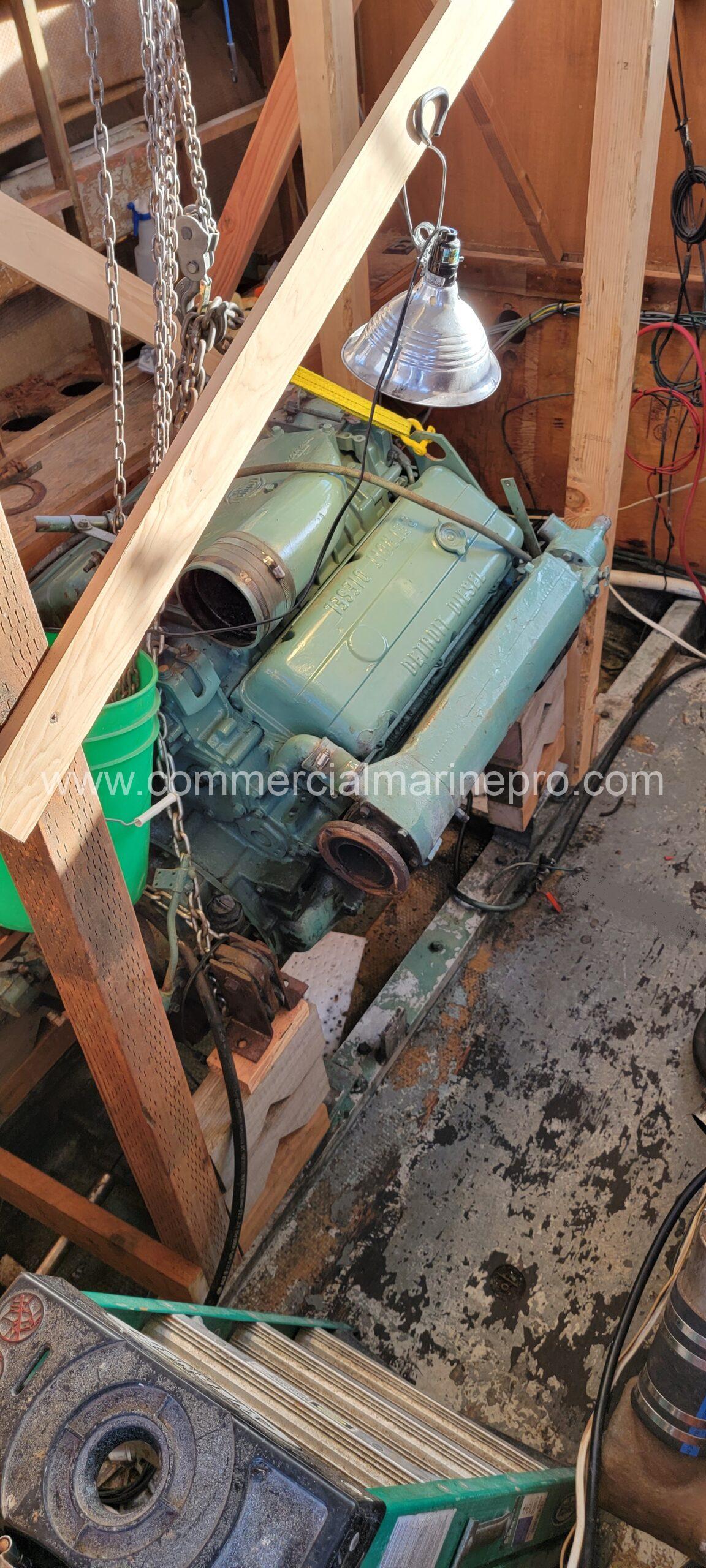 Pair Of Detroit Diesel 8V53 Marine Engines - Image 5