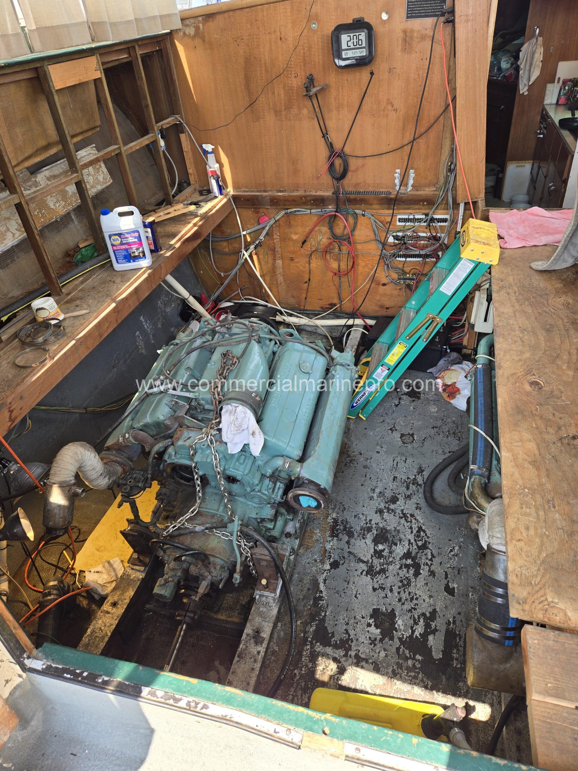 Pair Of Detroit Diesel 8V53 Marine Engines