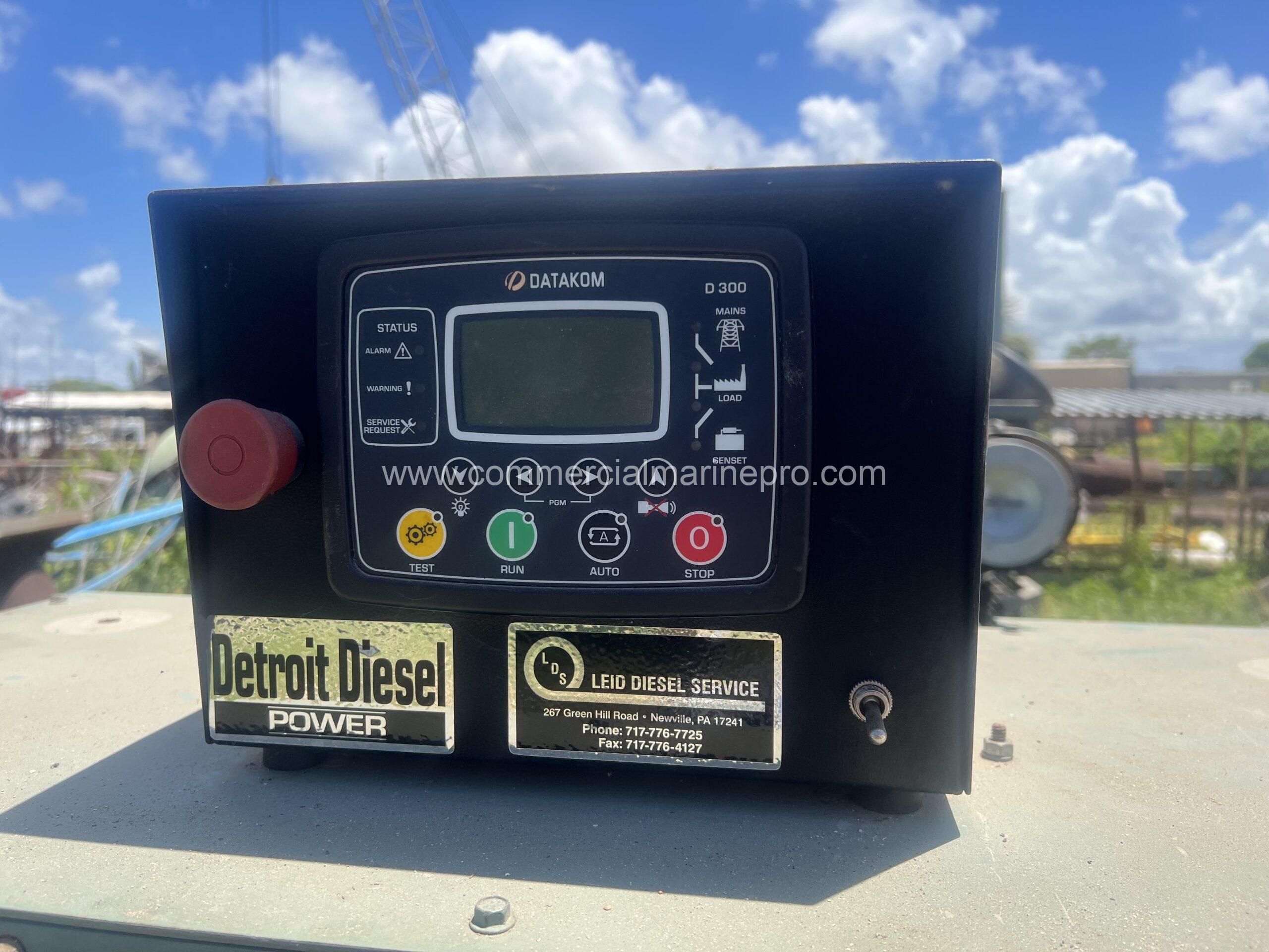 Detroit Diesel DDEC - LDS-20V149T Genset - Low Hours
