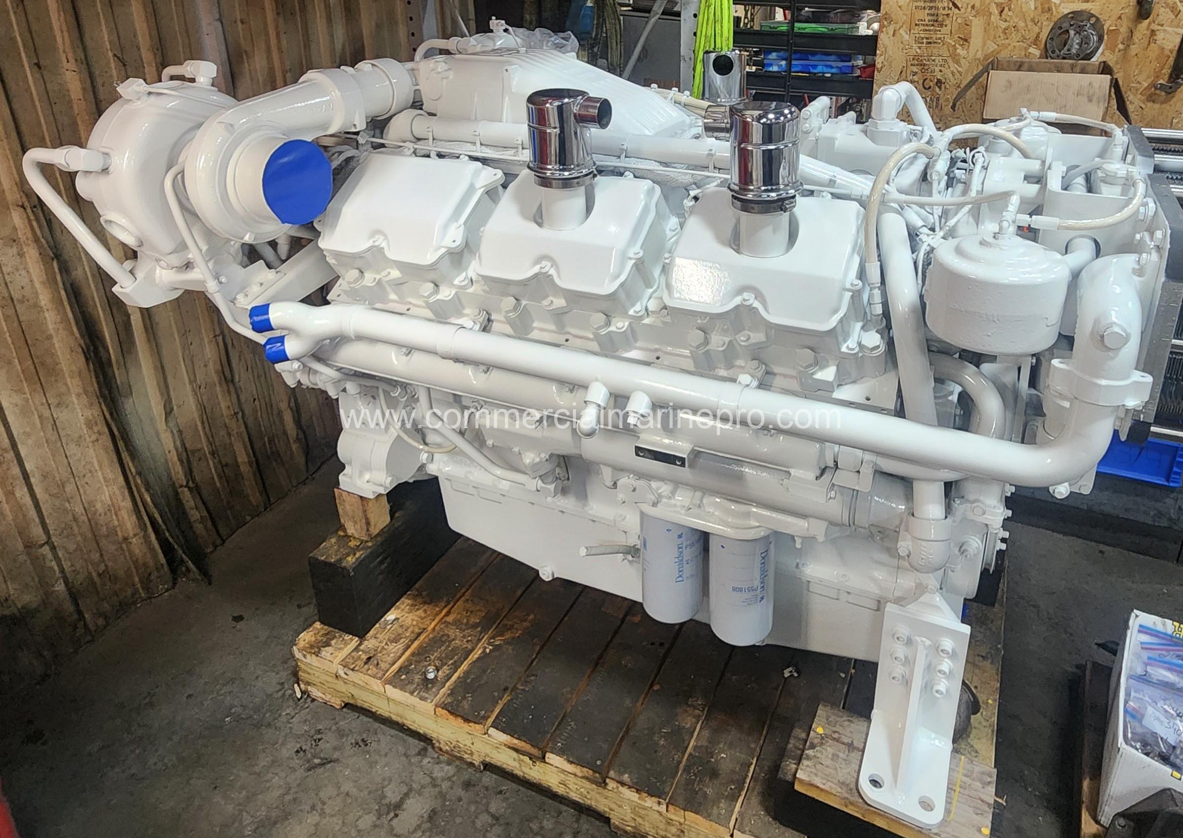Pair CAT 3412 Marine Propulsion Engines 9KS Serial Prefix