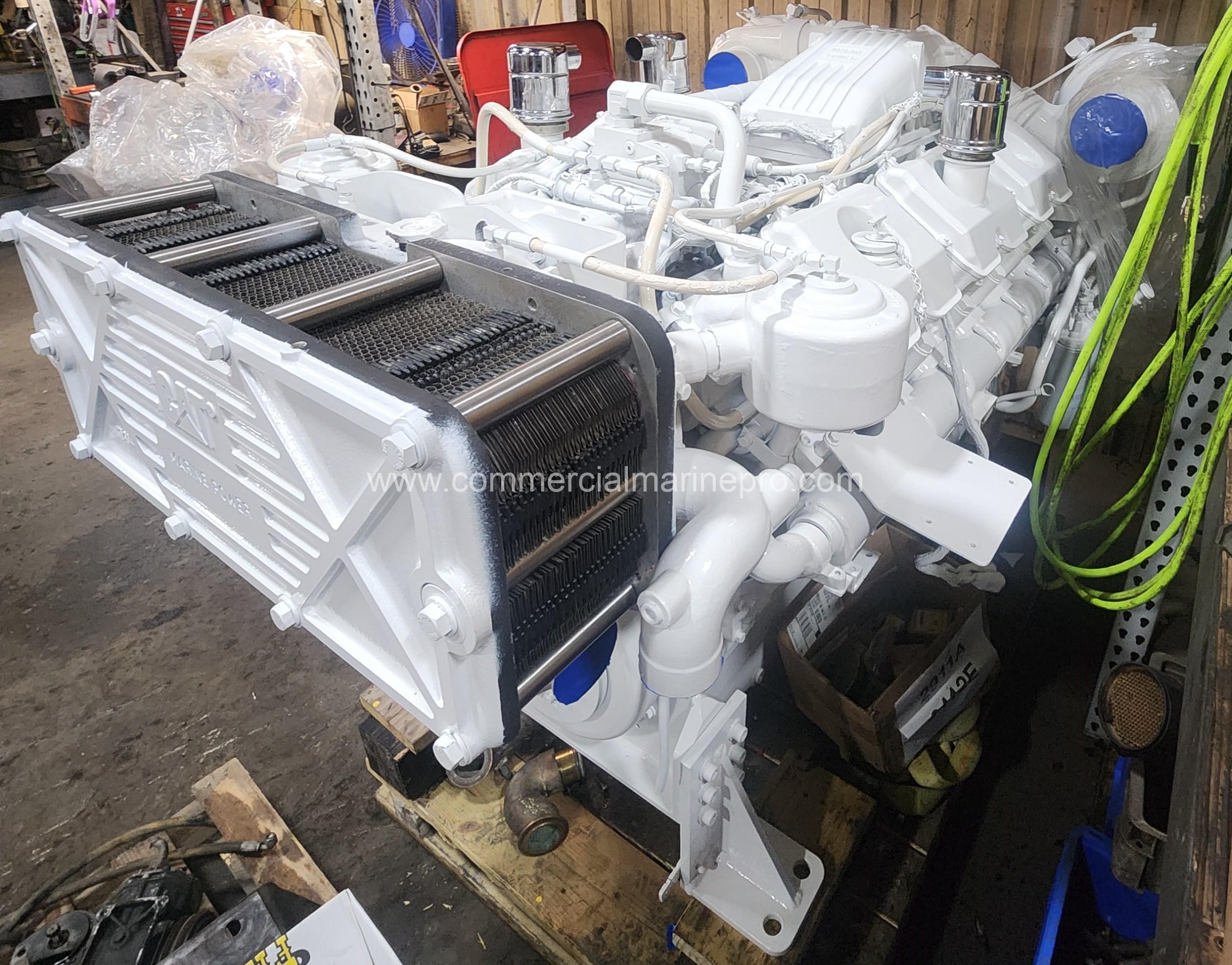 Pair CAT 3412 Marine Propulsion Engines 9KS Serial Prefix