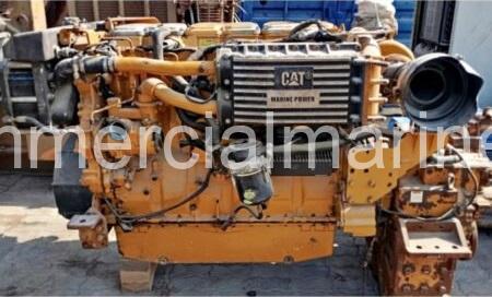 Pair Of CAT C18 Marine Engines - Low Hours