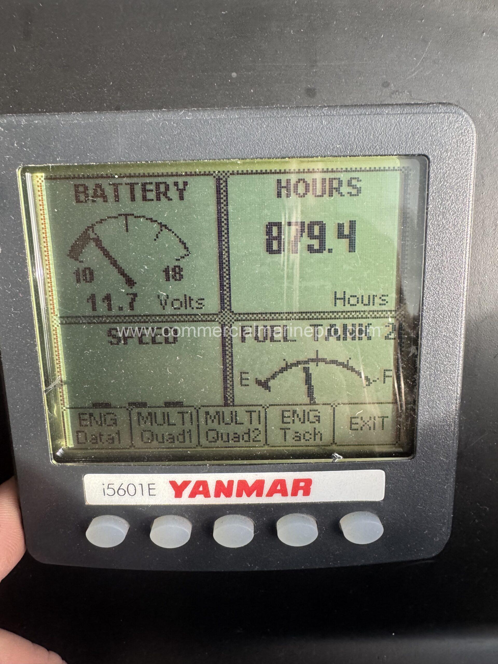 Single Yanmar 6BY3 Marine Engine - Low Hours