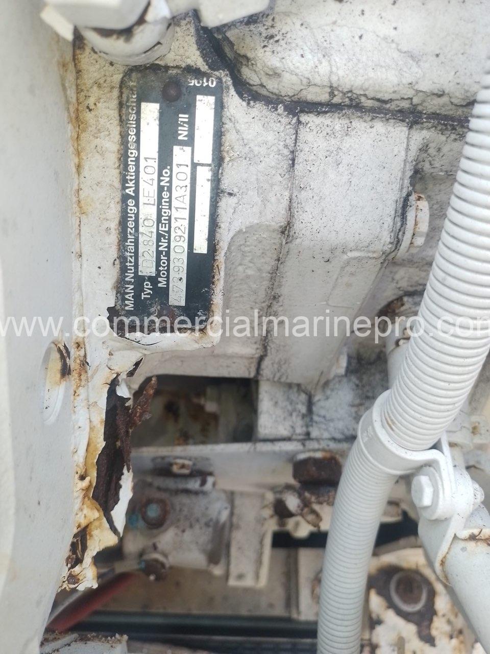 Pair MAN 2840 LE401 Marine Propulsion Engines