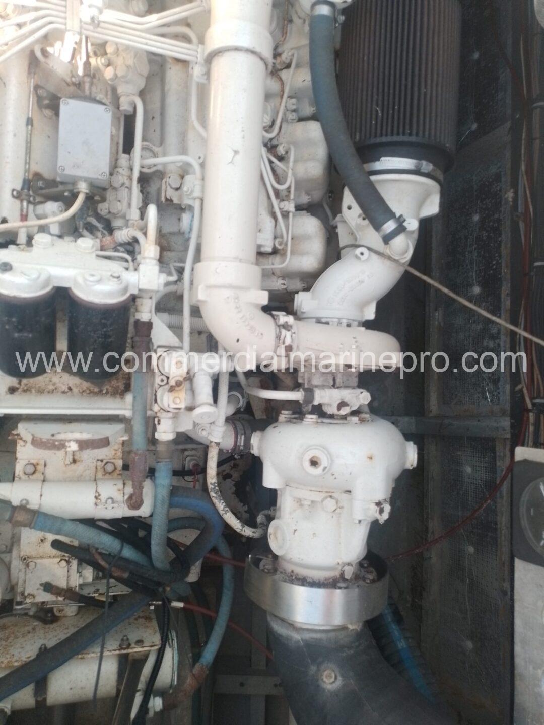 Pair MAN 2840 LE401 Marine Propulsion Engines