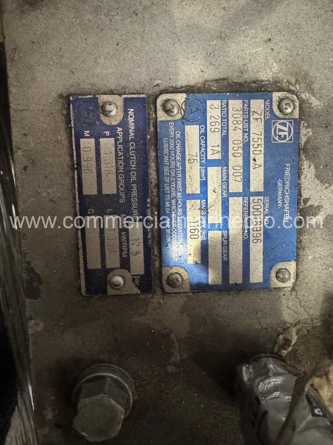 ZF 7550A Marine Transmissions 3.269 1A