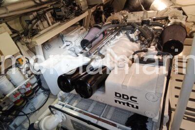 Pair MTU 16v2000 M90 DDC Marine Propulsion Engines