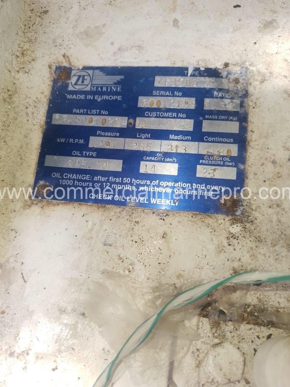 Pair MAN 2840 LE401 Marine Propulsion Engines