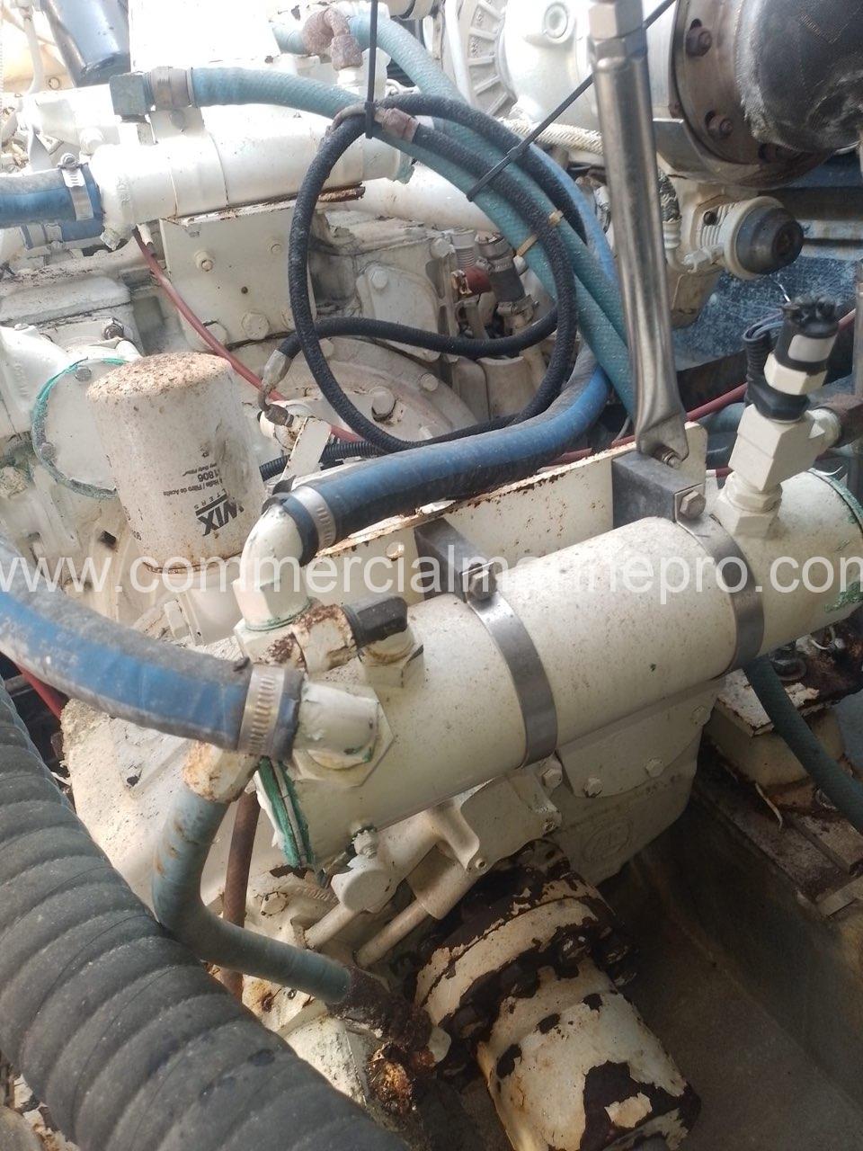 Pair MAN 2840 LE401 Marine Propulsion Engines