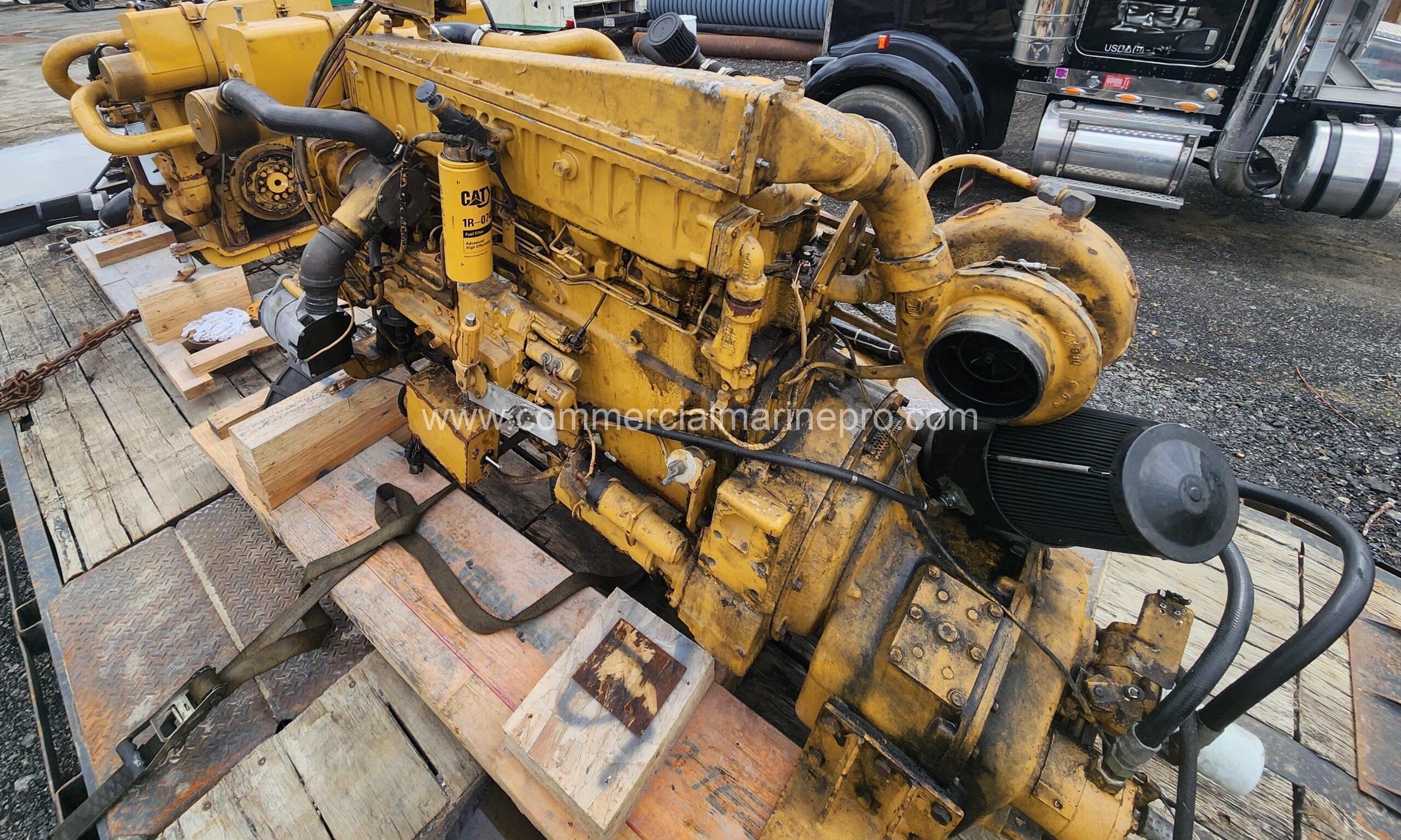 CAT 3406 Marine Propulsion Engines and ZF IRM320 AL1 Gears
