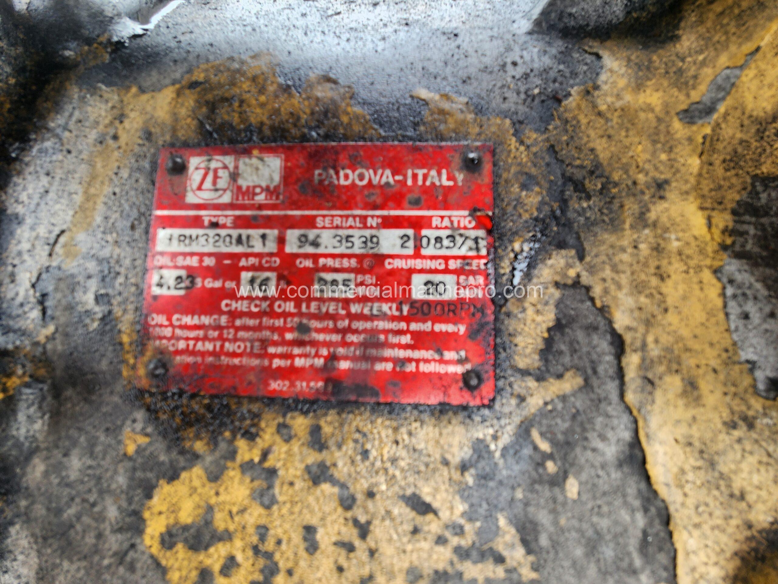 CAT 3406 Marine Propulsion Engines and ZF IRM320 AL1 Gears