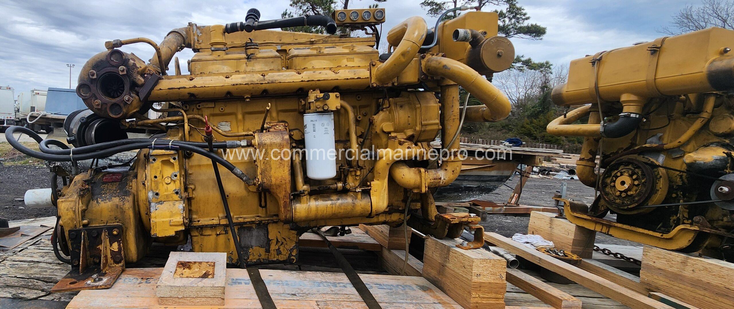 CAT 3406 Marine Propulsion Engines and ZF IRM320 AL1 Gears