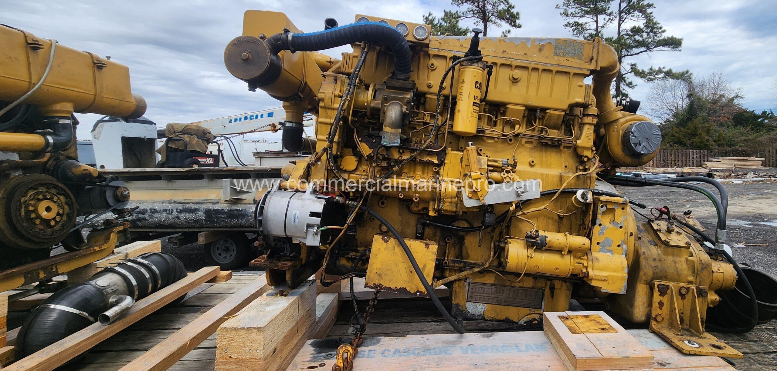 CAT 3406 Marine Propulsion Engines and ZF IRM320 AL1 Gears