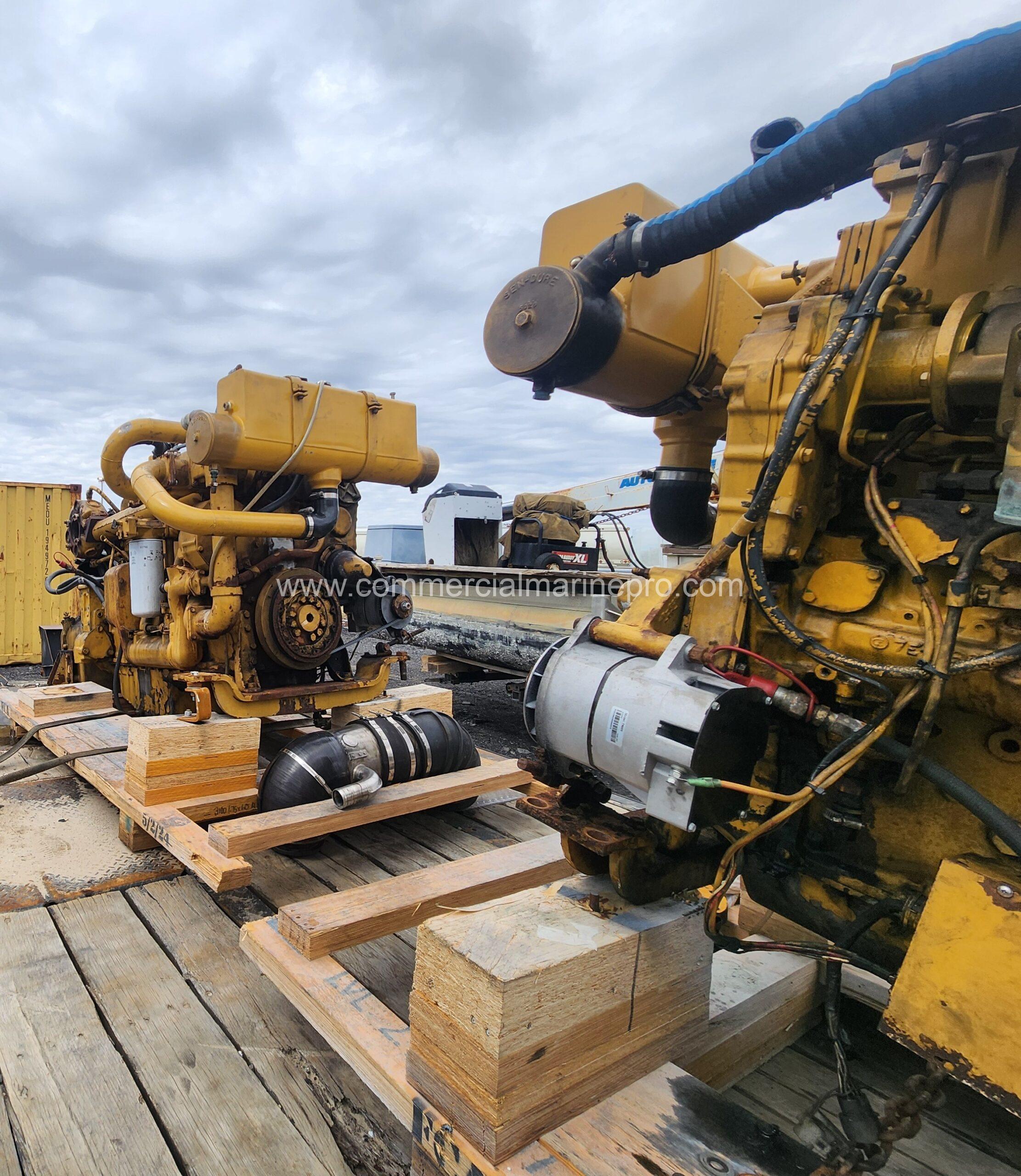 CAT 3406 Marine Propulsion Engines and ZF IRM320 AL1 Gears