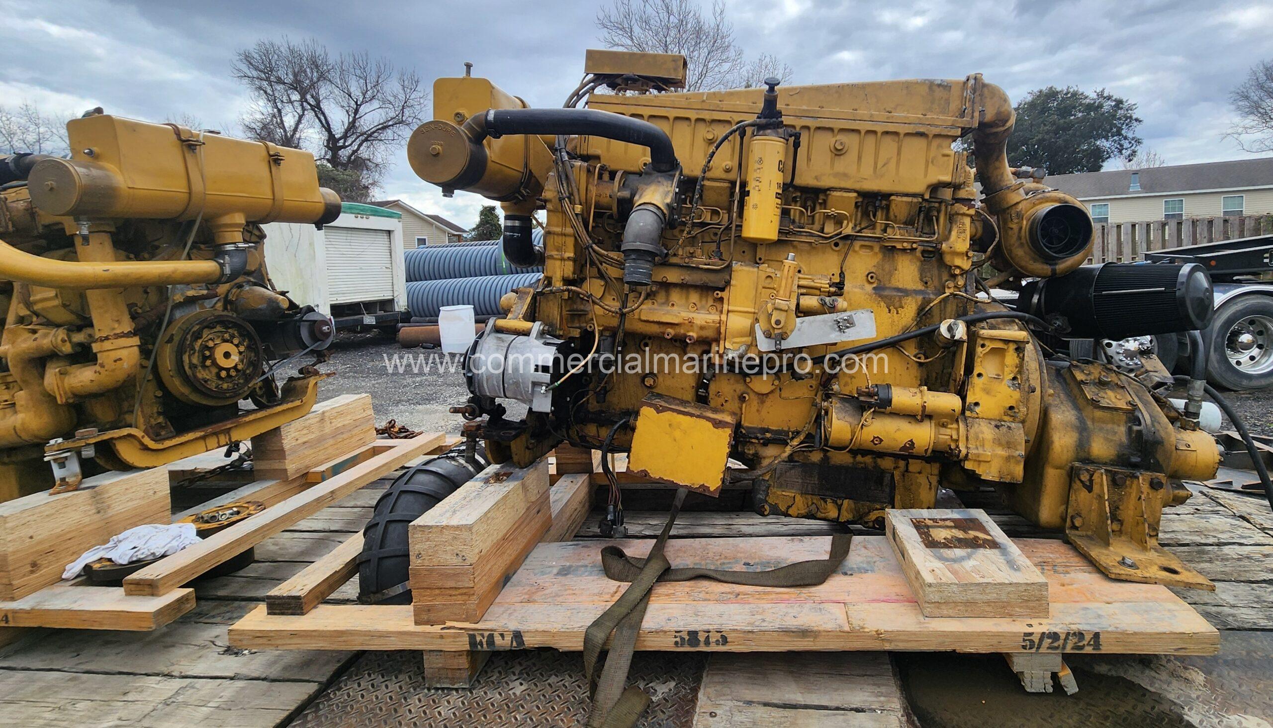 CAT 3406 Marine Propulsion Engines and ZF IRM320 AL1 Gears