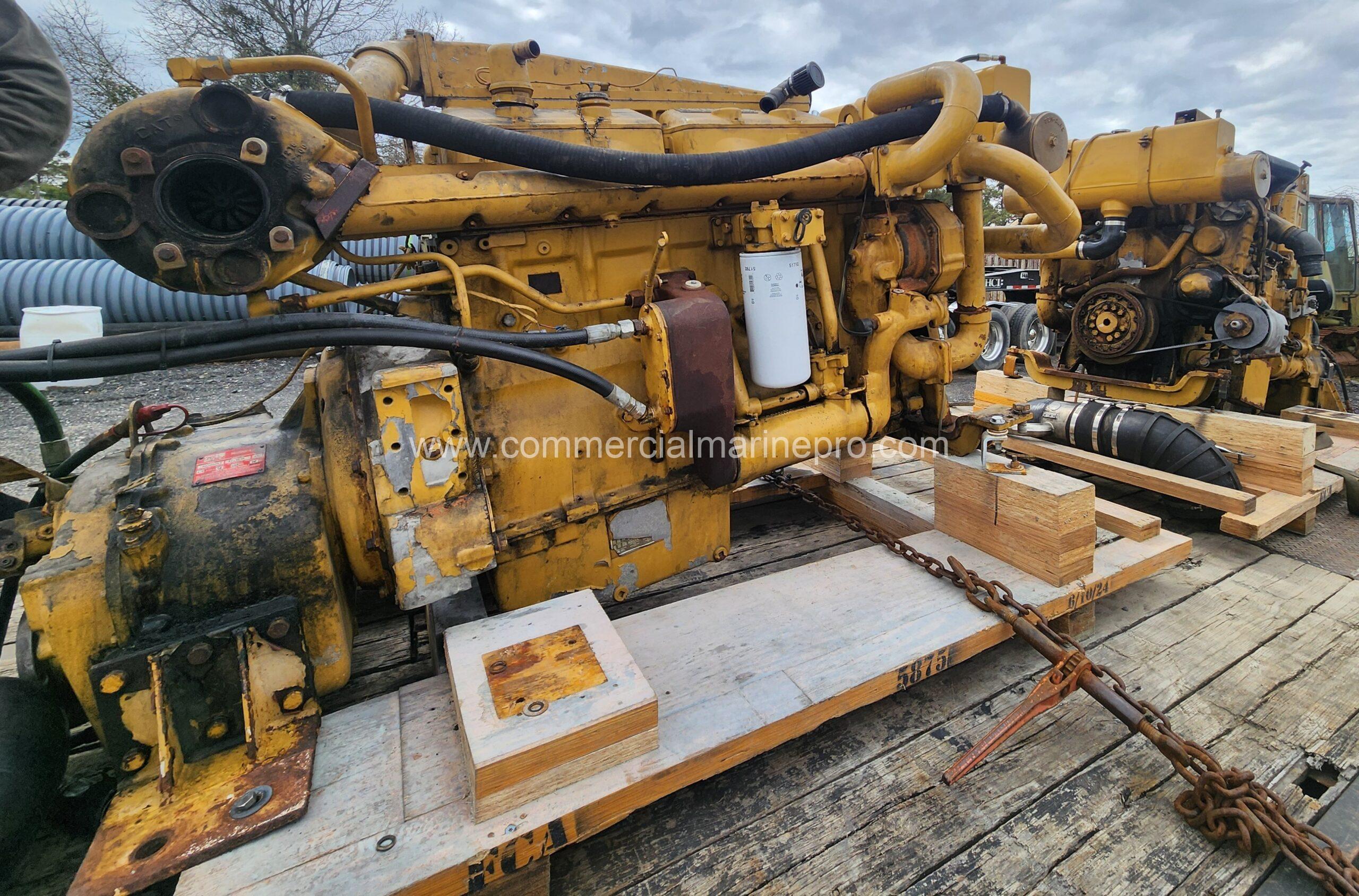 CAT 3406 Marine Propulsion Engines and ZF IRM320 AL1 Gears