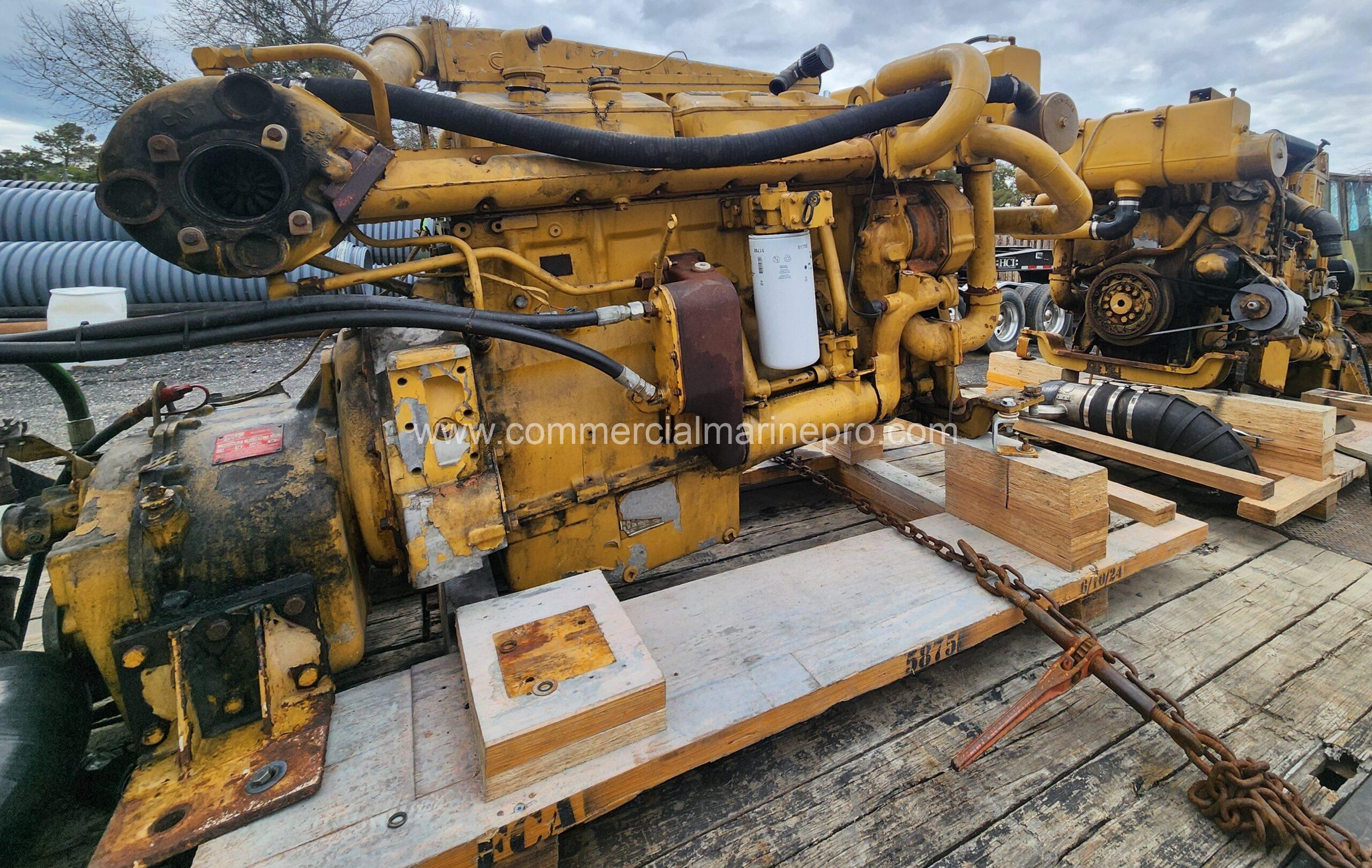 CAT 3406 Marine Propulsion Engines and ZF IRM320 AL1 Gears
