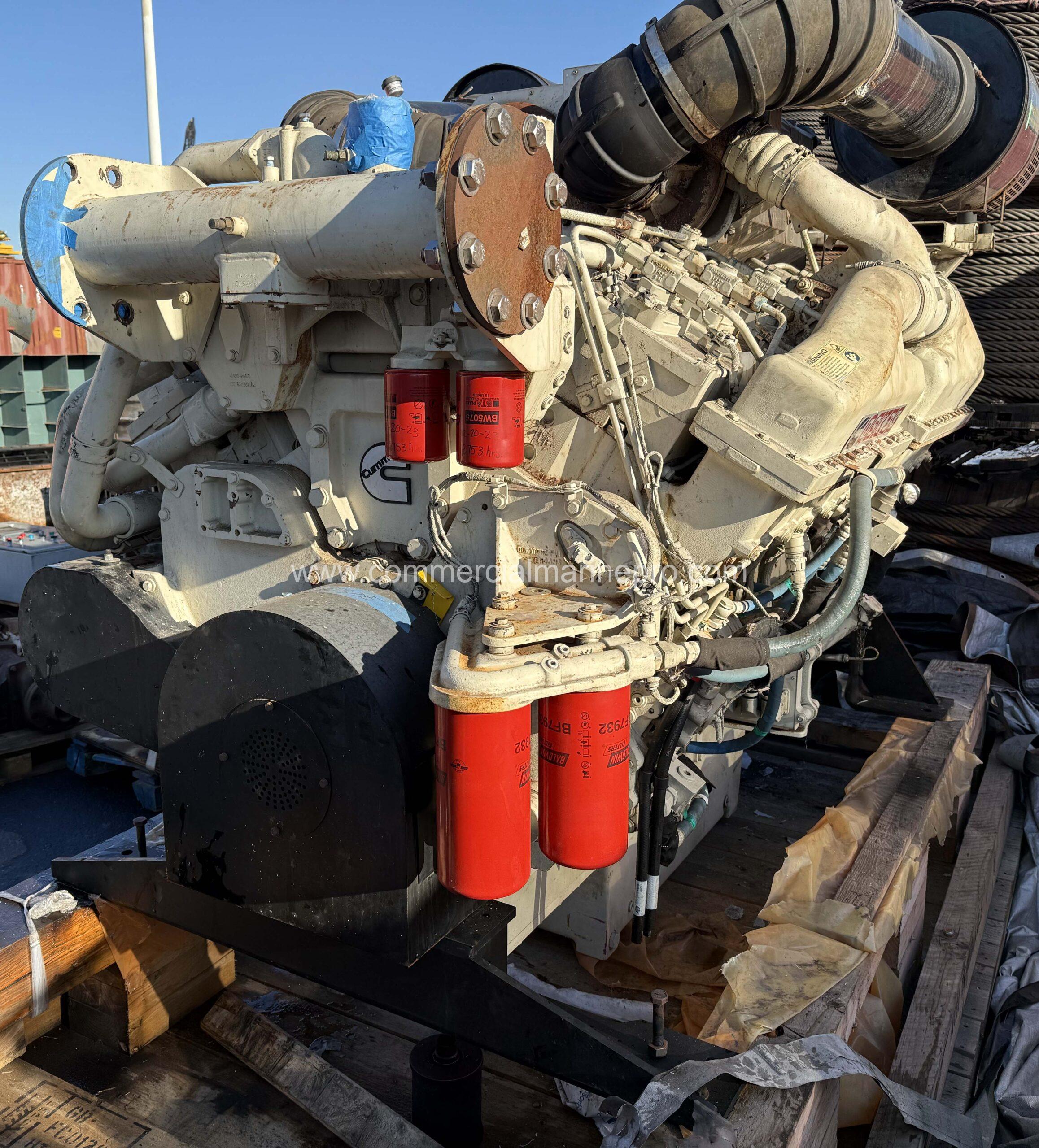 Pair Cummins QSK38 M1 Marine Engines Tier 3